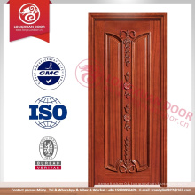 Luxury interior single wood door designs used solid wood door